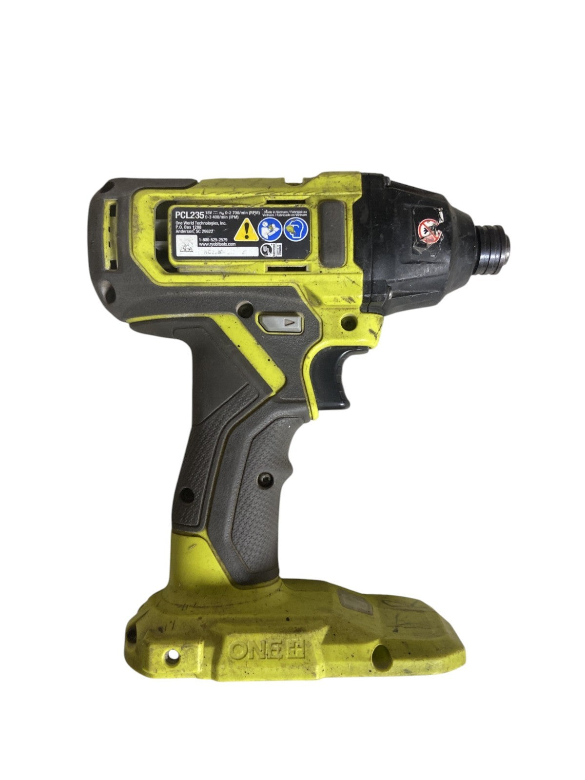 Ryobi ONE+ 18V Cordless 1/4 in. Impact Driver  (PCL235B) Tool only - Dirty