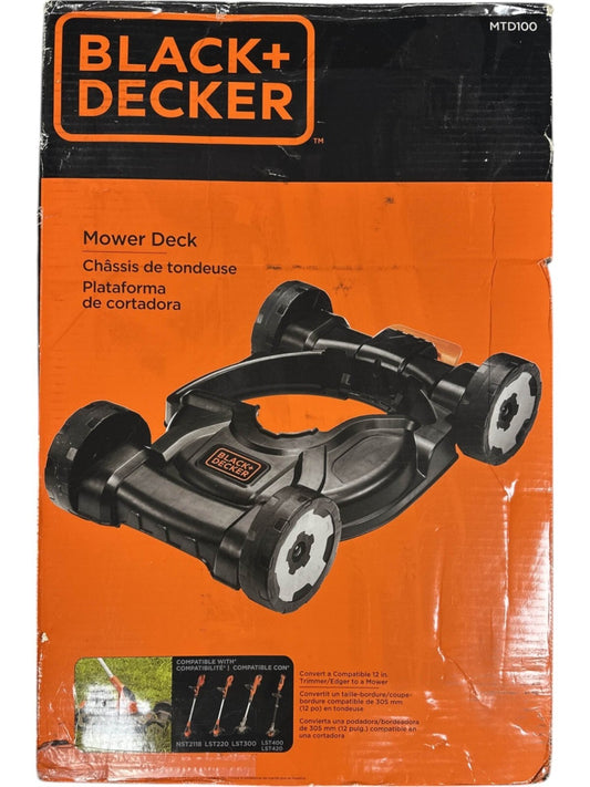 Black & Decker MTD100 3-in-1  Compact Mower Removable Deck