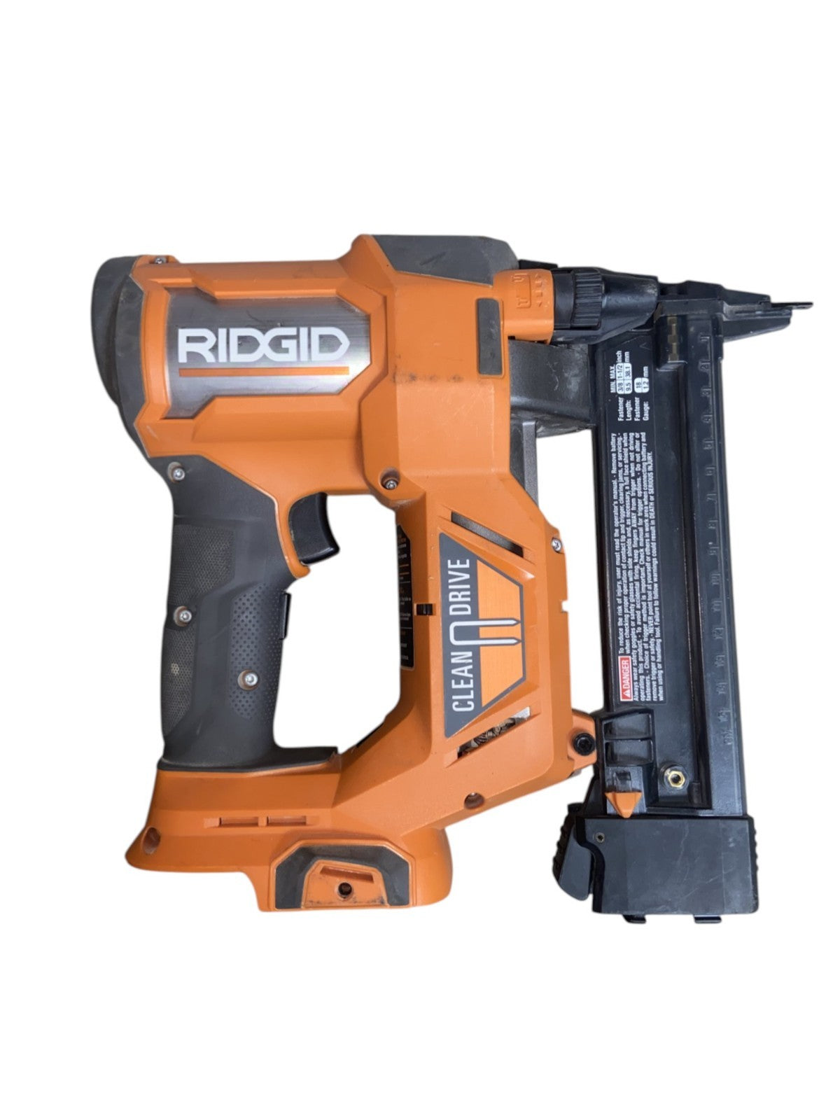 RIDGID 18V Brushless 18-Gauge 1-1/2 in. Narrow Crown Stapler R09850 (READ DESC.)