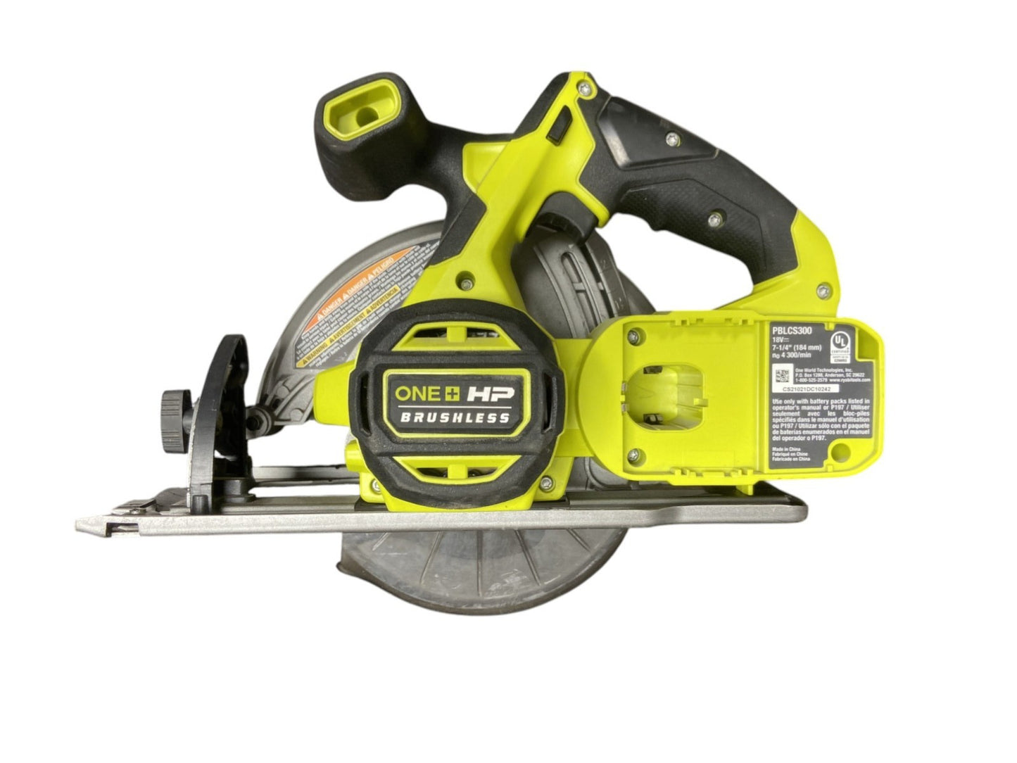RYOBI HP 18V Brushless Cordless 7-1/4" Circular Saw (Tool Only) - PBLCS300B