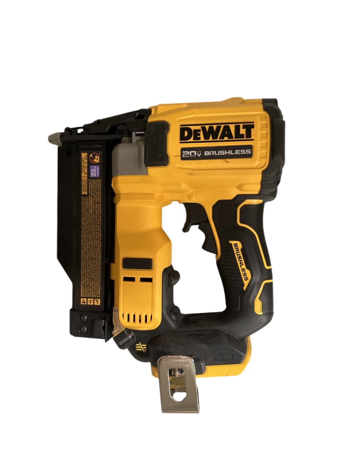 DEWALT DCN623B Atomic Compact 20V MAX Brushless 23 Ga Pin Nailer - TOOL ONLY -