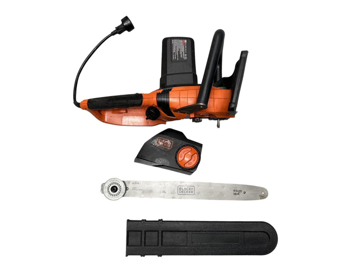 BLACK+DECKER 15 Amp 18" Chainsaw - CS1518 -USED- NO CHAIN