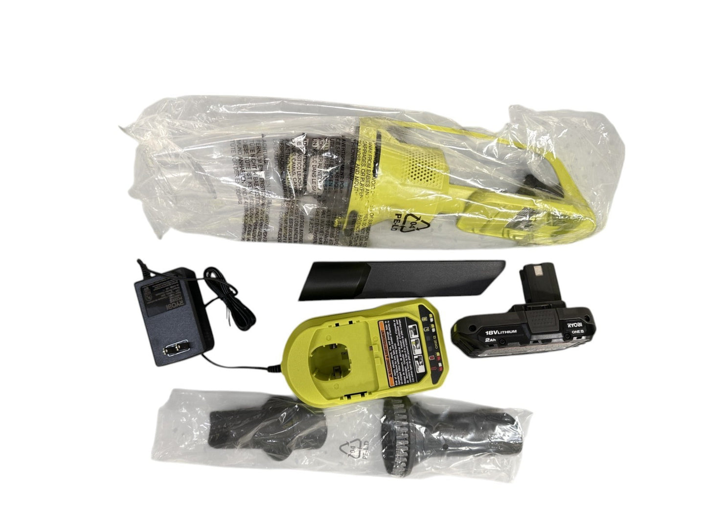 Ryobi PCL704K One+18V Cordless Hand Vacuum Kit w/ 2Ah Battery & Charger
