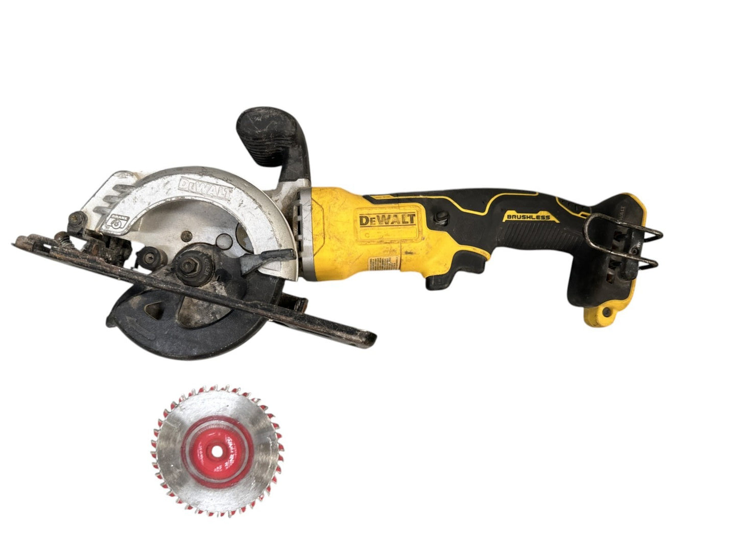 DeWalt DCS571 ATOMIC 20V MAX Cordless Brushless 4-1/2" Circular Saw-USED- DIRTY-