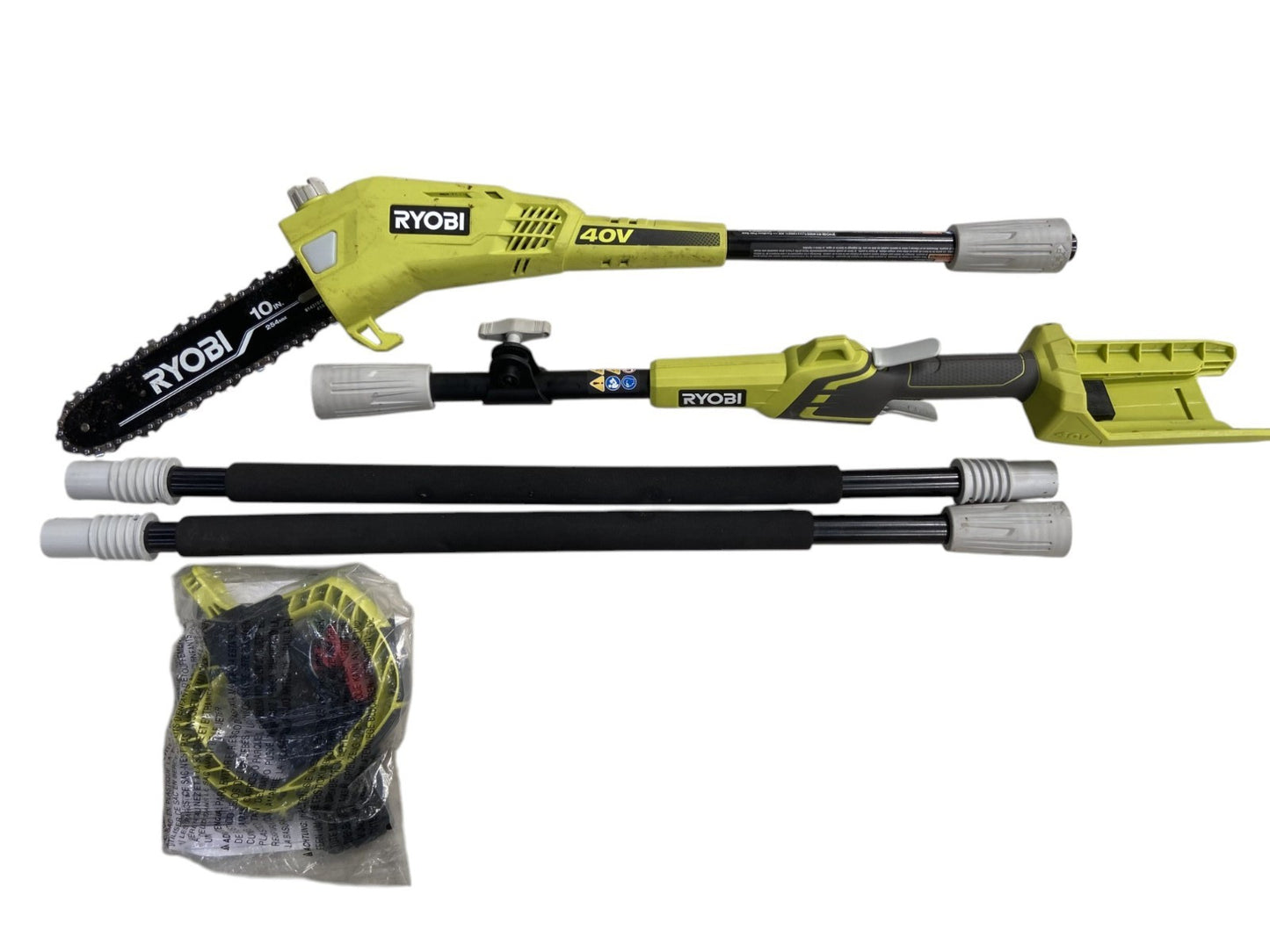 Ryobi RY40560 10" 40V  Pole Saw (Missing Scabbard) - Tool Only