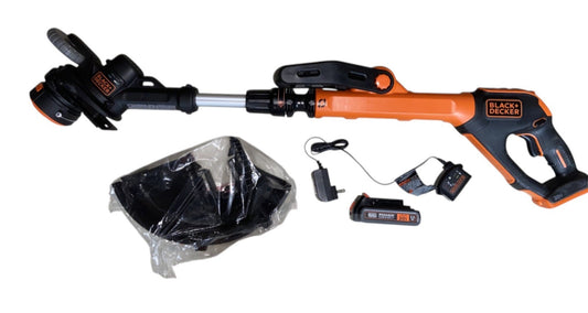 BLACK+DECKER LST522 20V MAX 12" String Trimmer/Edger Kit (w/ Batt & Charger)