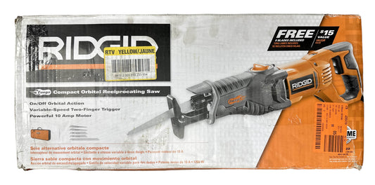 RIDGID R30022 10 Amp Orbital Reciprocating Saw-MISSING BLADE-