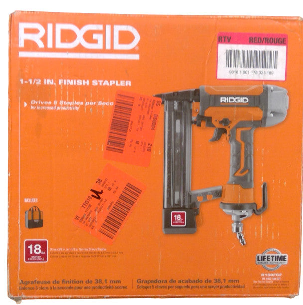 RIDGID R150FSF 18-Gauge 1-1/2 in Finish Stapler