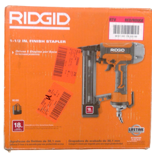 RIDGID R150FSF 18-Gauge 1-1/2 in Finish Stapler