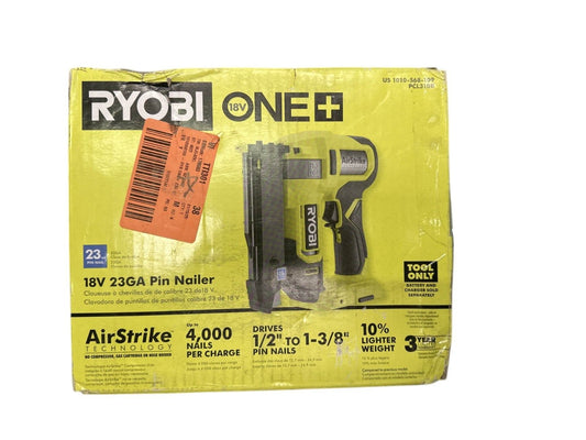 RYOBI PCL310B ONE+ 18v Airstrike 23ga Pin Nailer (Tool Only)