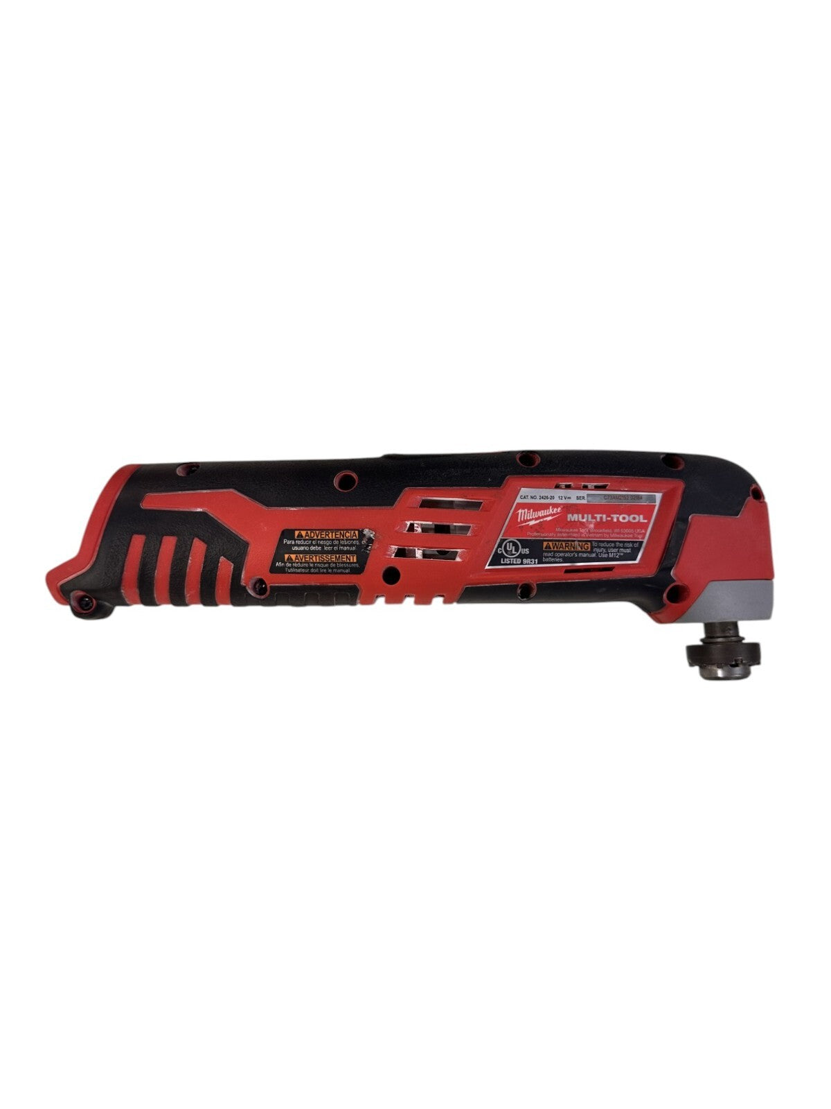 Milwaukee 2526-20 M12 12V Fuel Brushless Oscillating Multi-Tool (TOOL ONLY)