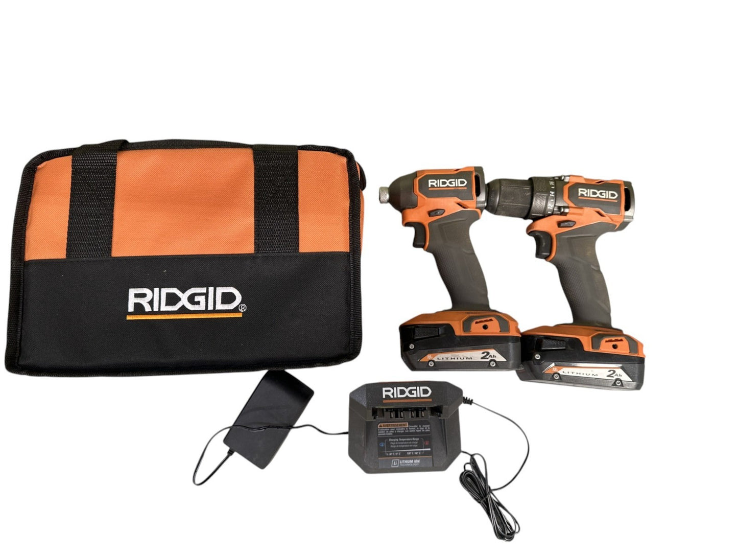 RIDGID R97801 18V SubCompact Brushless 2-Tool Kit w/ Drill/Driver & Impact