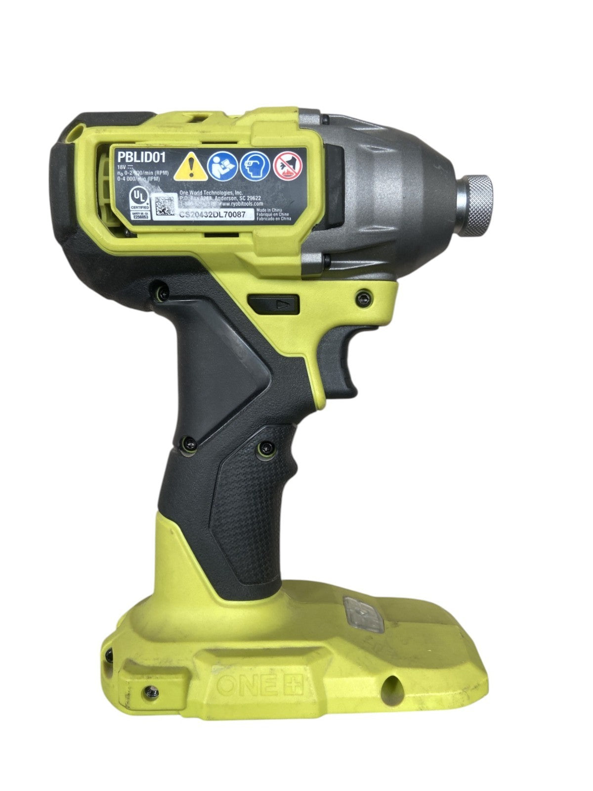 RYOBI 18V ONE+ HP Impact Driver Tool - PBLID01B