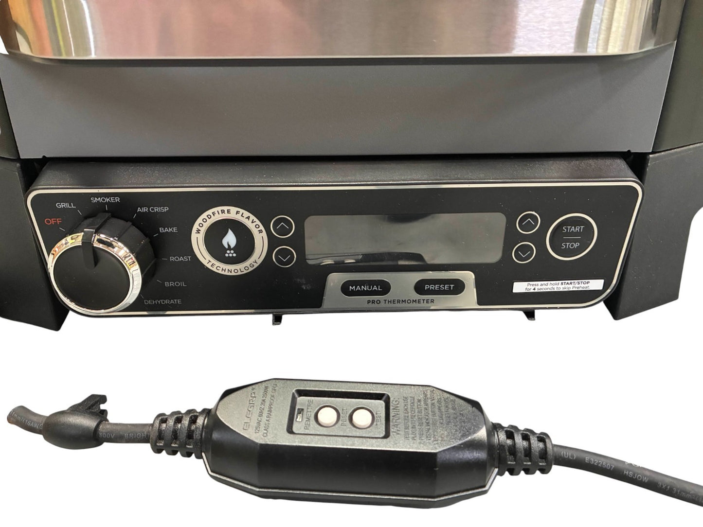 (READ!) Ninja OG751BRN Woodfire Pro Outdoor Grill & Smoker - Grey