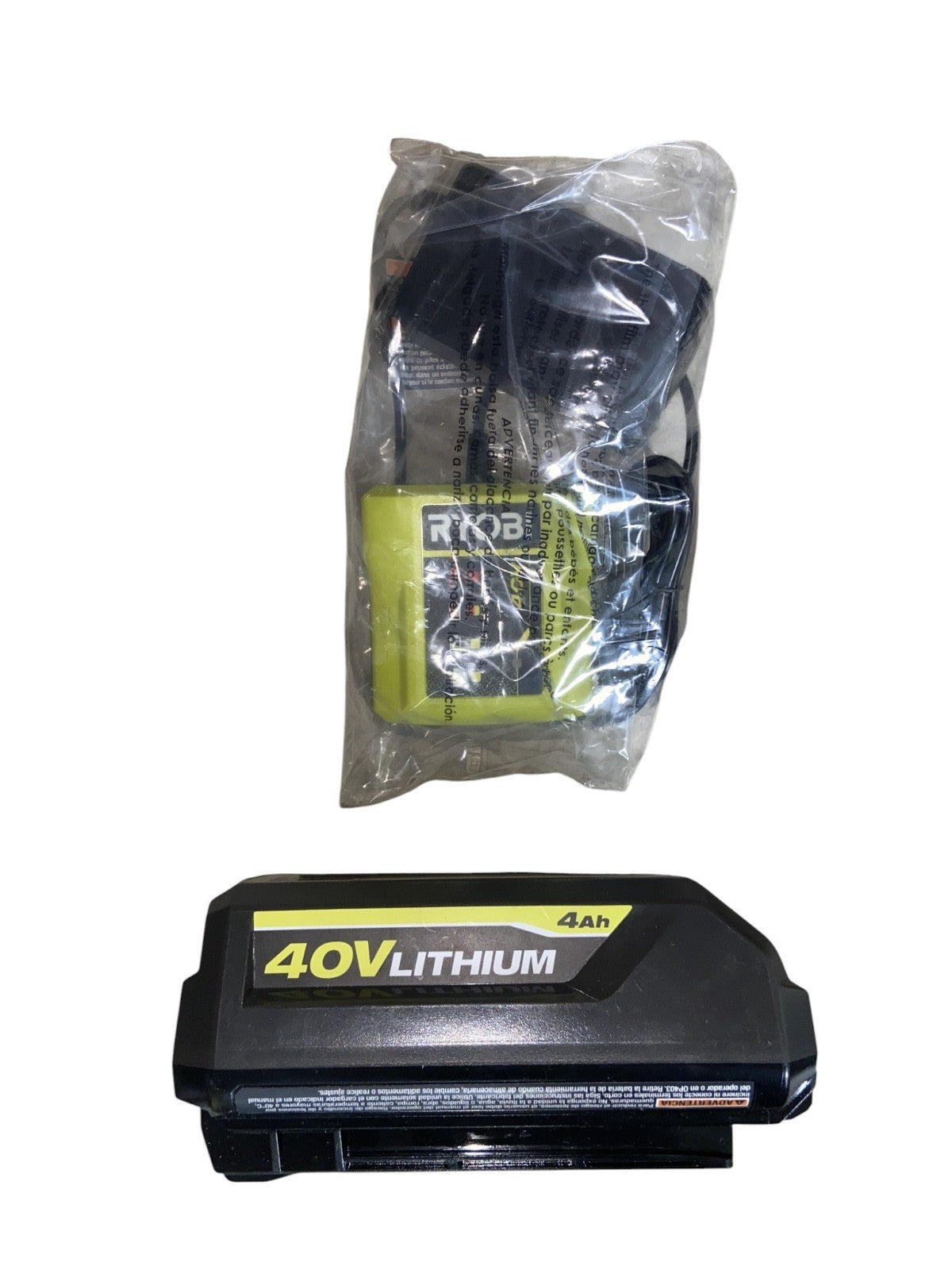 Ryobi 40V 15" Cordless Battery String Trimmer Kit w/ Battery & Charger RY40ST01K