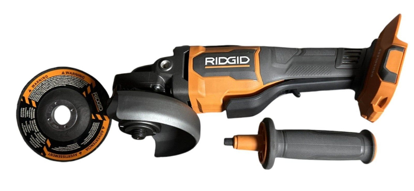RIDGID 18V Brushless 4-1/2" Paddle Switch Angle Grinder R86047B (Tool Only)USED