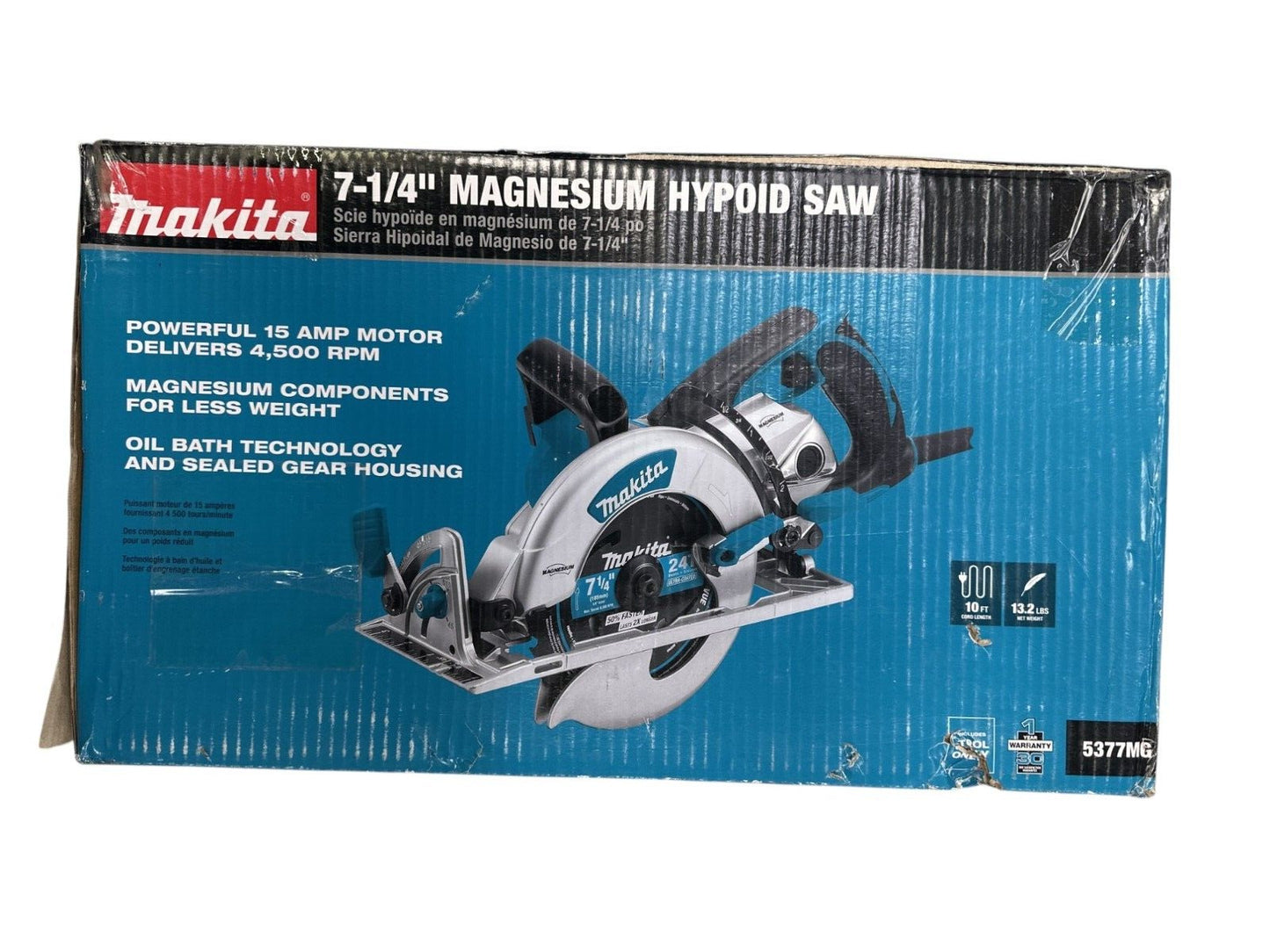 Makita 5377MG 7-1/4" 15 Amp Corded Magnesium Hypoid Cicular Saw