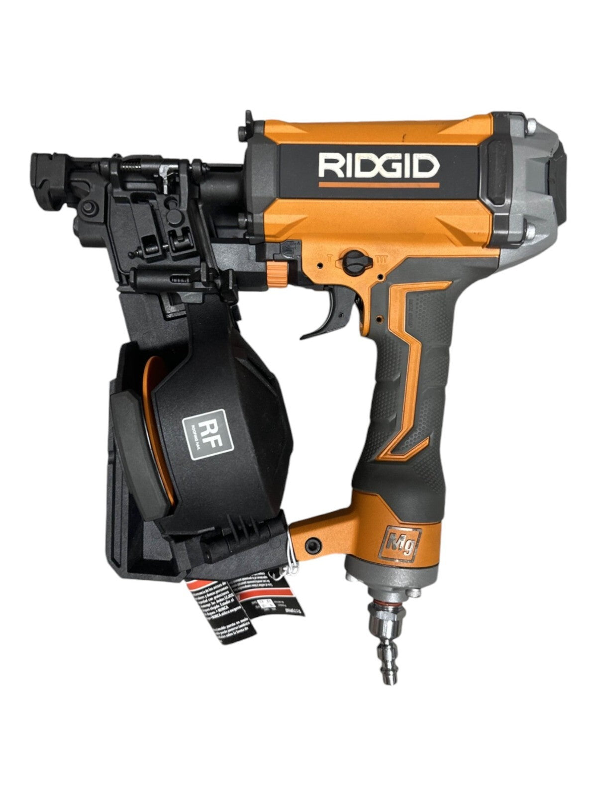 RIDGID R175RNF 15 Degree 1-3/4 in. Coil Roofing Nailer-READ-
