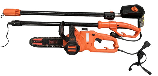 BLACK+DECKER 10 in. 8 Amp Electric Chain and Pole Saw -OPEN BOX-