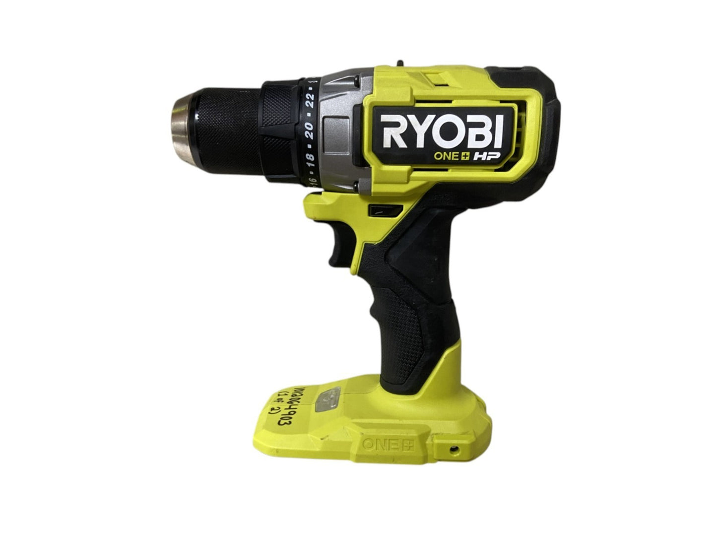 Ryobi One + HP Drill/Driver 18 V Brushless PBLDD01 (Tool Only) - Writing On Tool