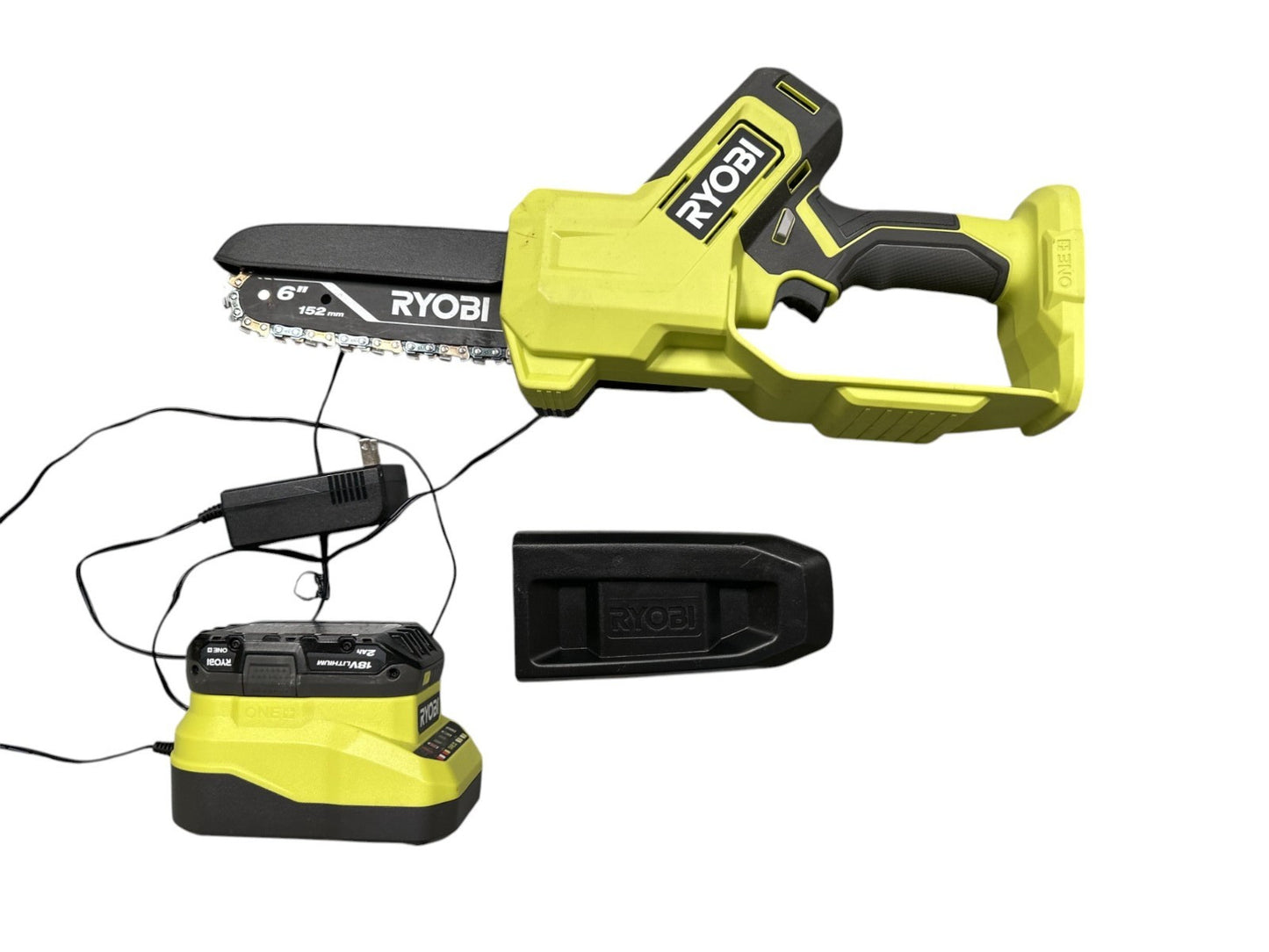 Ryobi PCLCW01K  One+ 18V 6" Cordless Compact Pruning Mini Chainsaw Kit -USED-