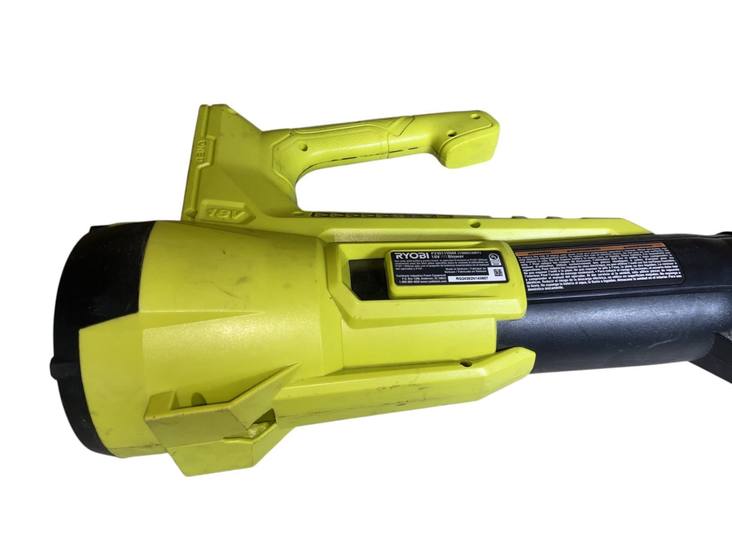 RYOBI P21011 18v Cordless Blower (TOOL ONLY) - Dirty