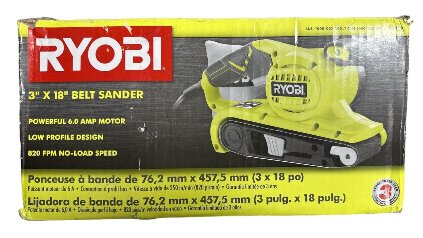 RYOBI BE319 3" x 18" Portable Belt Sander