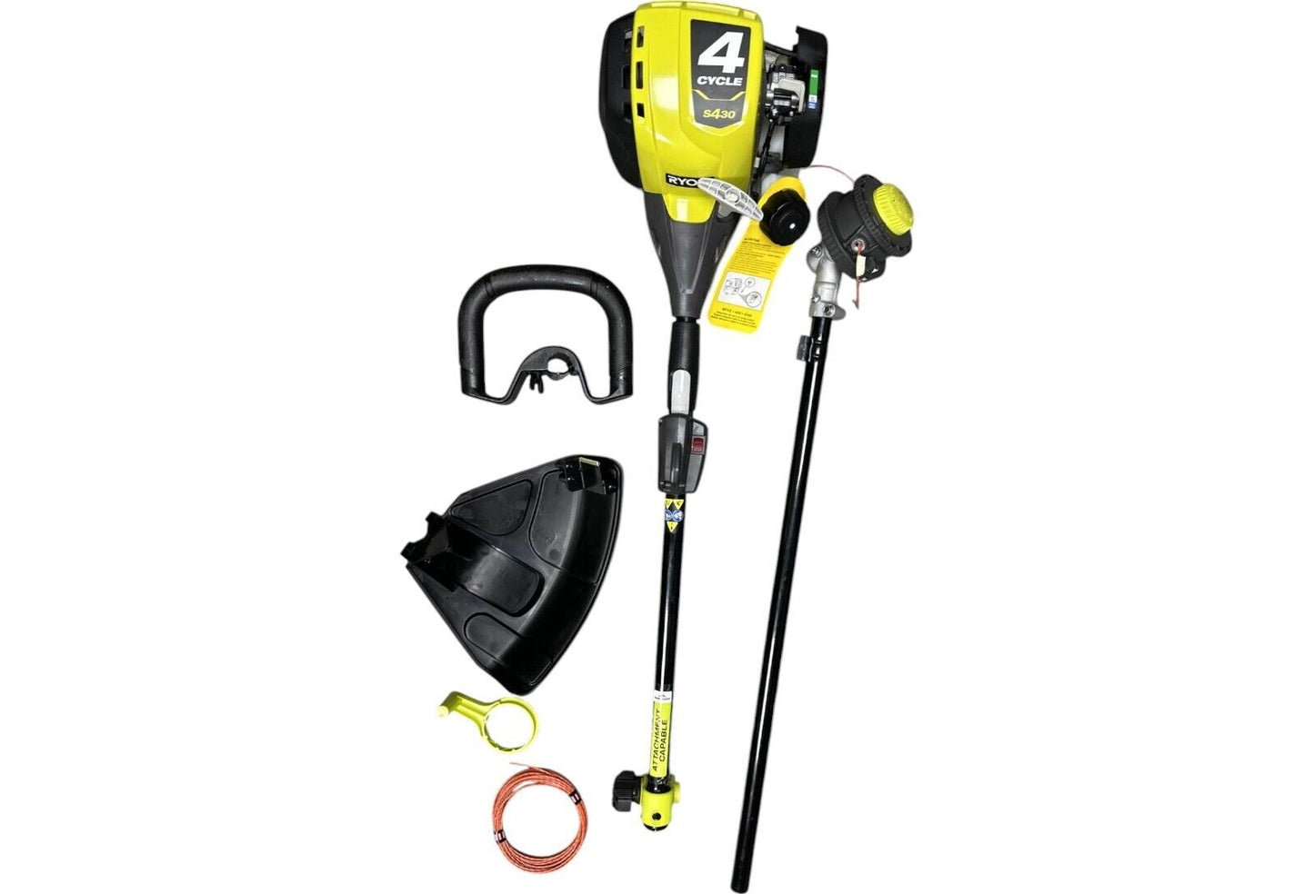Ryobi RY4CSS 4-Cycle 30cc Straight Shaft Gas Trimmer -OPEN BOX-