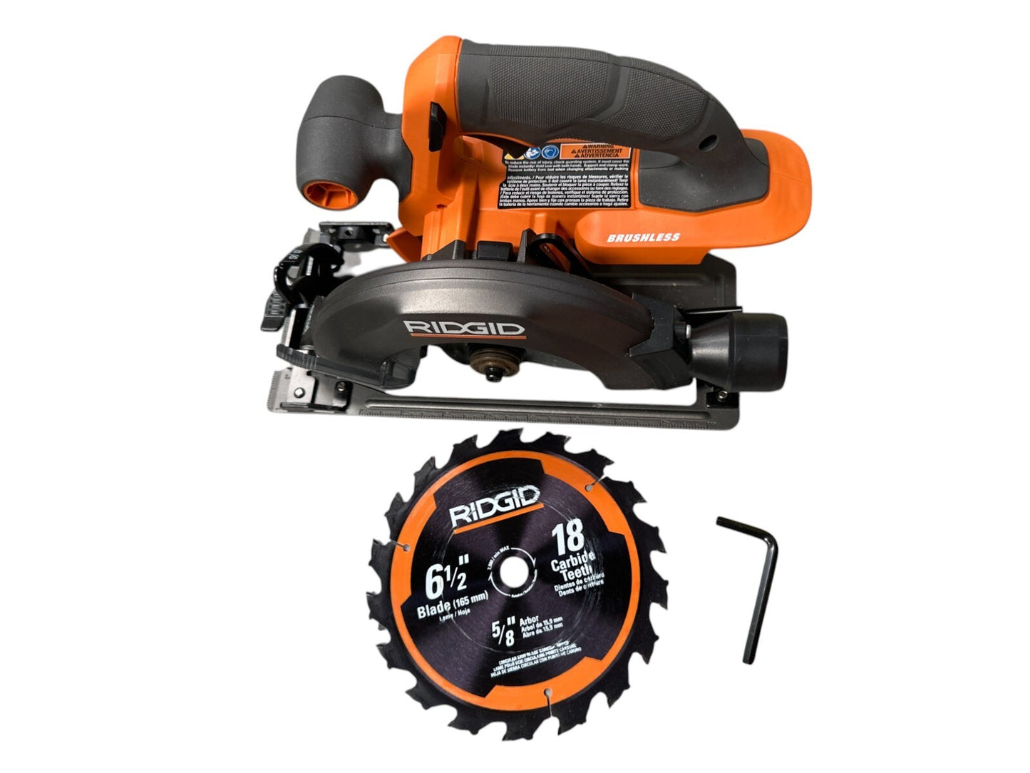 RIDGID R8656B 18v SubCompact Brushless 6-1/2" Circular Saw -TOOL ONLY-